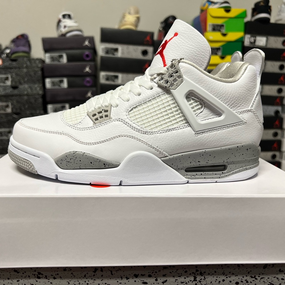 Air Jordan 4 Retro White Oreos Men Sz 10